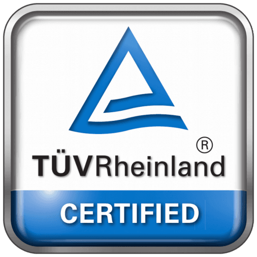TÜV Rheinland Certified
