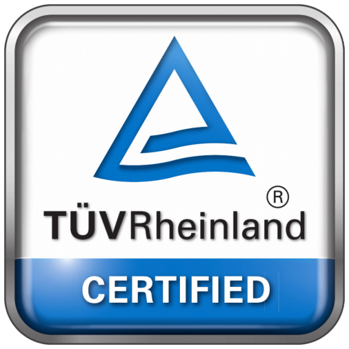 TÜV Rheinland Certified